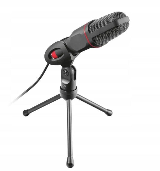 Žaidimų mikrofonas „Trust GXT 212 MICO USB“, 1,8 m, kompiuteriui, su stovu, juodas