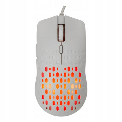 Žaidimų pelė Baracuda BGM-022 OCTOPUS balta / 3200 dpi
