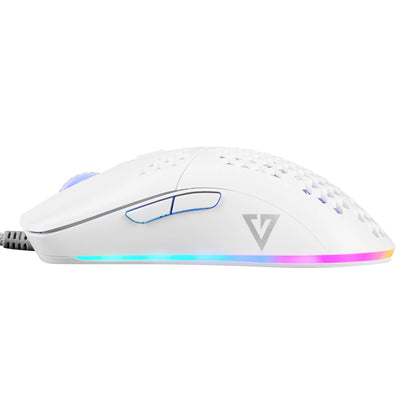 Žaidimų pelė MODECOM VOLCANO SHINOBI 3327 apšviesta LENGVA 6200 DPI