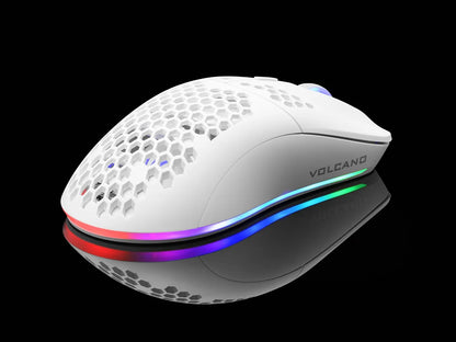 Žaidimų pelė MODECOM VOLCANO SHINOBI 3327 apšviesta LENGVA 6200 DPI