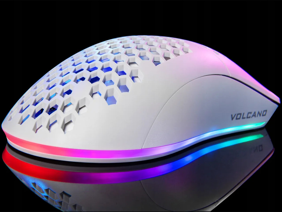 Žaidimų pelė MODECOM VOLCANO SHINOBI 3327 apšviesta LENGVA 6200 DPI