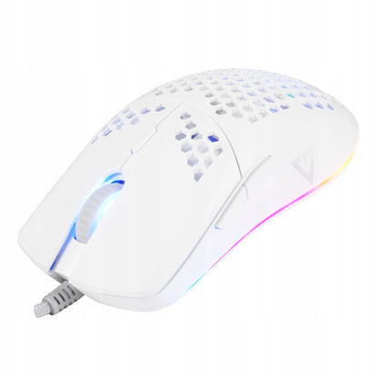 Žaidimų pelė MODECOM VOLCANO SHINOBI 3327 apšviesta LENGVA 6200 DPI