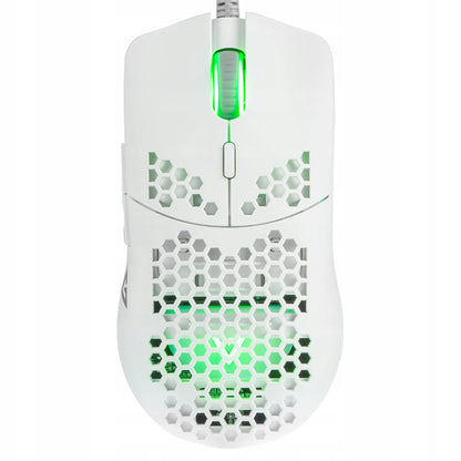 Žaidimų pelė MODECOM VOLCANO SHINOBI 3327 apšviesta LENGVA 6200 DPI