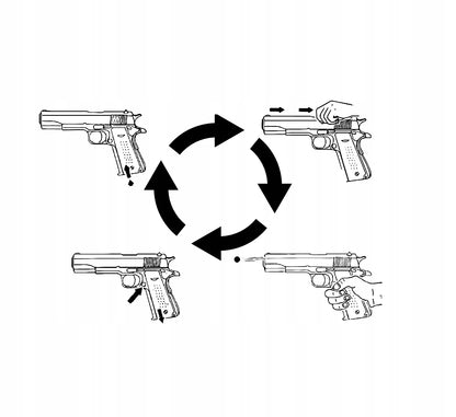 Žaislinis pistoletas „Colt“ + 800 kamuoliukų
