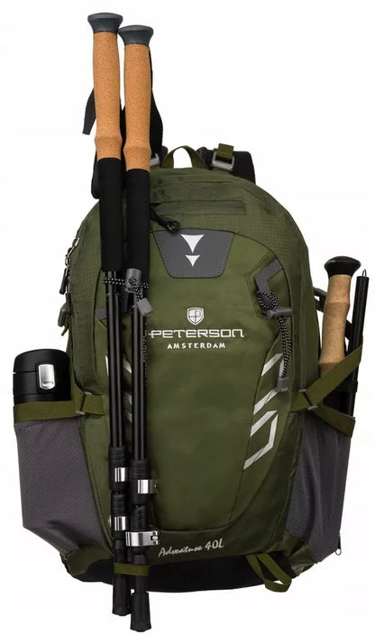 Žalia turistinė kuprinė „Peterson PTN JPS-01“
