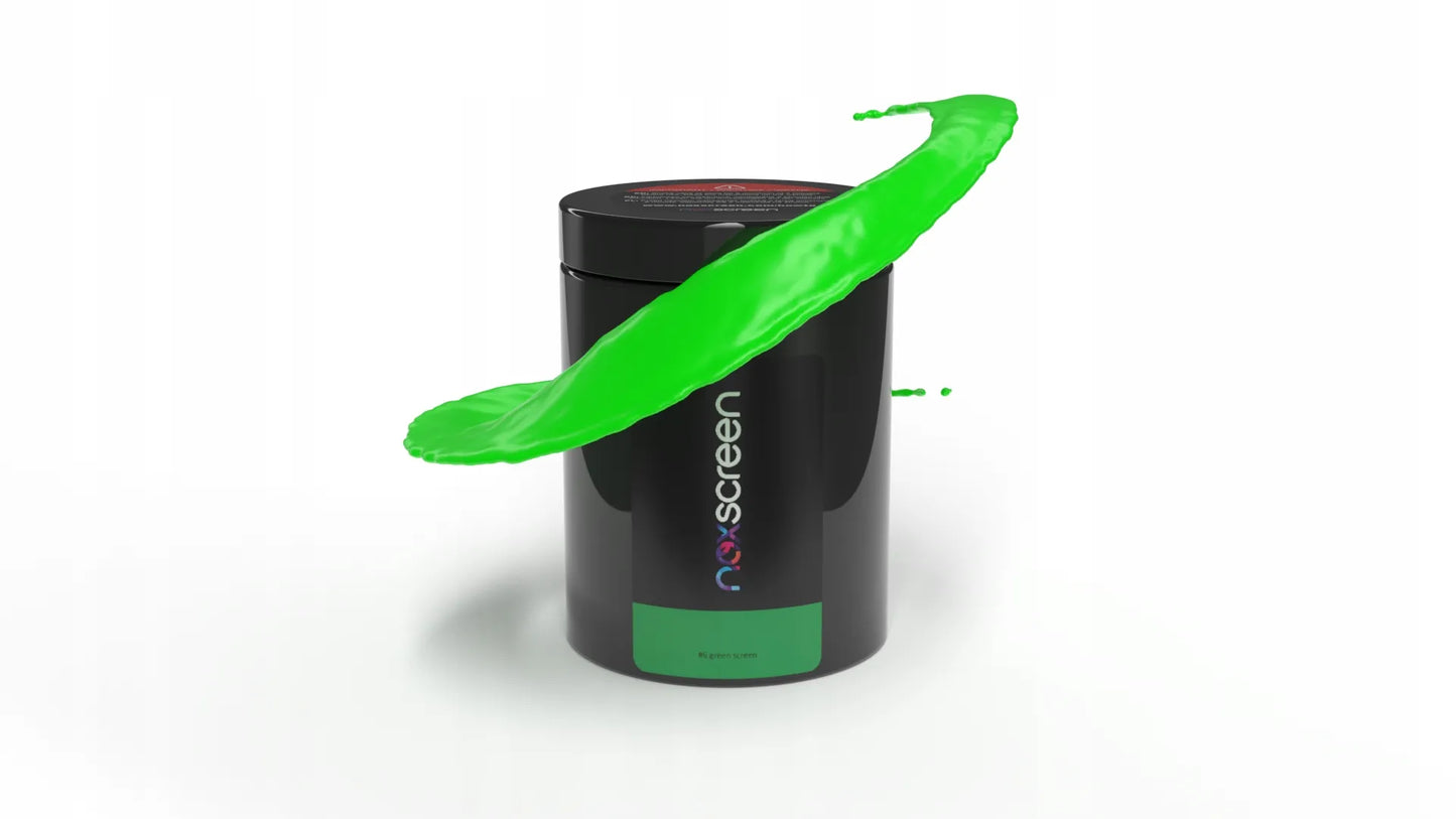 Žalias fonas green screen chromakey dažai