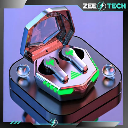 „ZeeTech N35“ belaidės įstatomosios „Bluetooth“ ausinės su mikrofonu, juodos