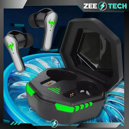„ZeeTech N35“ belaidės įstatomosios „Bluetooth“ ausinės su mikrofonu, juodos