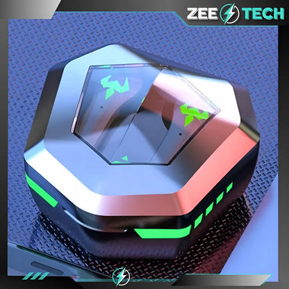 „ZeeTech N35“ belaidės įstatomosios „Bluetooth“ ausinės su mikrofonu, juodos
