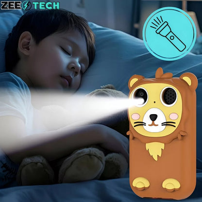 „ZeeTech“ žaislinis telefonas vaikams su skaitmeniniu fotoaparatu ir kamera, 32 GB kortelė