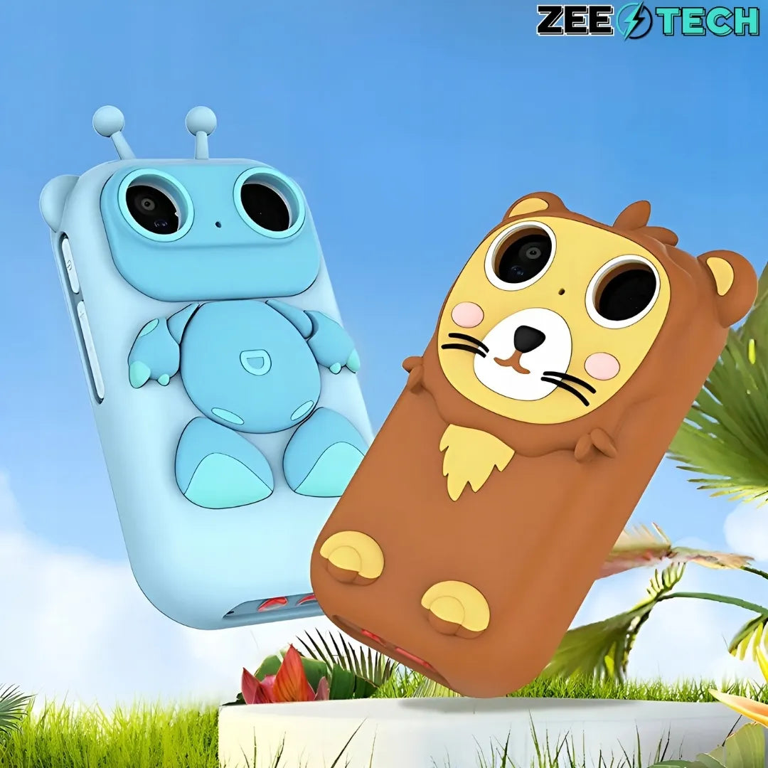 „ZeeTech“ žaislinis telefonas vaikams su skaitmeniniu fotoaparatu ir kamera, 32 GB kortelė