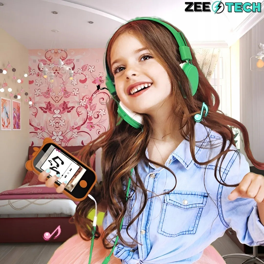 „ZeeTech“ žaislinis telefonas vaikams su skaitmeniniu fotoaparatu ir kamera, 32 GB kortelė