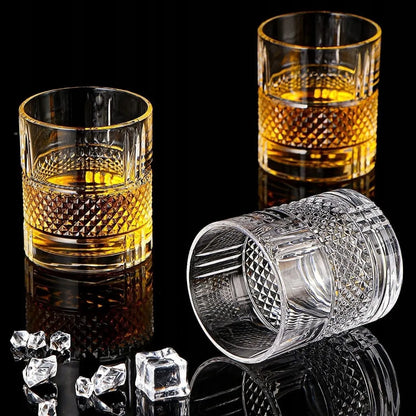 Žemos viskio taurės LUXITO Apollo, 300 ml, 6 vnt.
