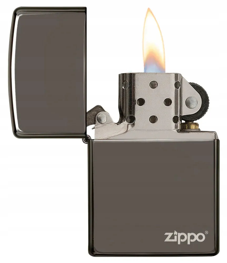Zippo Black Ice Laser Logo 60001213 žiebtuvėlis