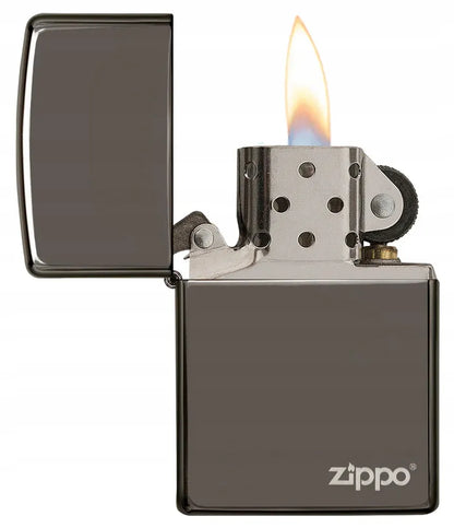 Zippo Black Ice Laser Logo 60001213 žiebtuvėlis