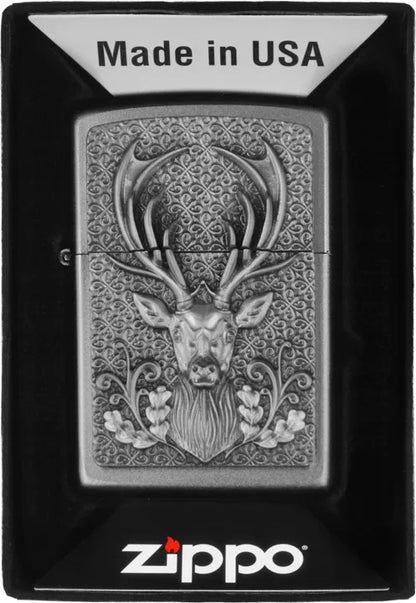 Zippo Deer 2004736 benzininis vėjui atsparus žiebtuvėlis