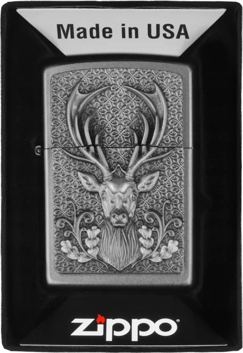 Zippo Deer 2004736 benzininis vėjui atsparus žiebtuvėlis