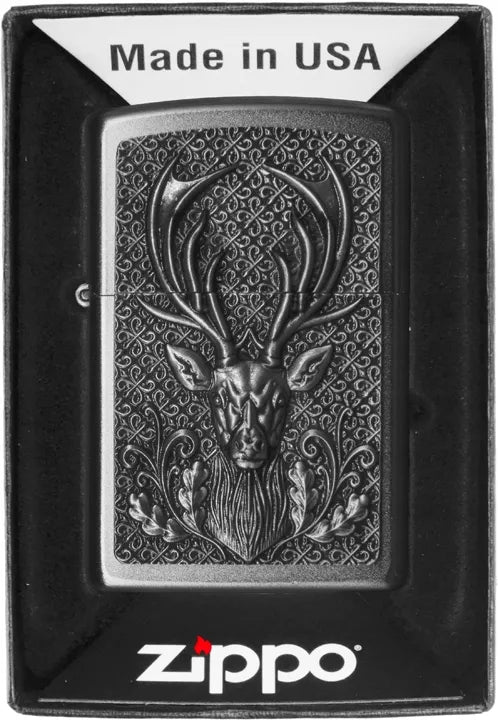 Zippo Deer 2004736 benzininis vėjui atsparus žiebtuvėlis