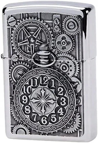 Zippo Pocket Watch 2004742 vėjui atsparus benzininis žiebtuvėlis
