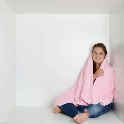 Žiurkėnas su pledu 200cm, pliušinis žaislas, didelis rožinis meškiukas 3in1, dovana Kalėdų proga