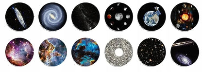 Žvaigždžių projektorius – naktinė lemputė su 13 keičiamų planetų diskų, USB